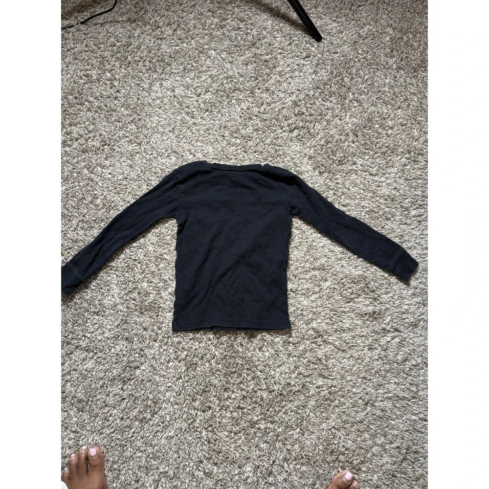 Carters Just One You Boys 5T Monster Truck Pajama Top Black Long Sleeve
